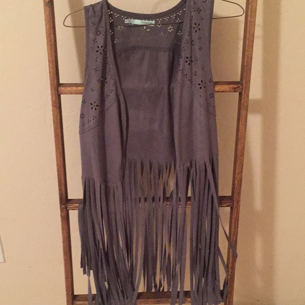 Maurice’s Suede Fringe Vest